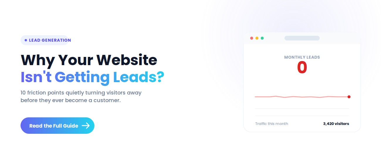 Why Your Website Isn't Getting Leads?